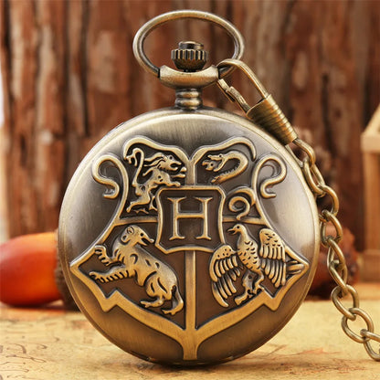 Men's Long Chain Pocket Watch Antique Cosplay Necklace