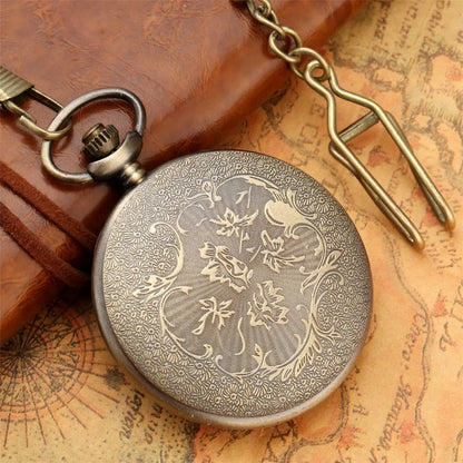 Men's Long Chain Pocket Watch Antique Cosplay Necklace