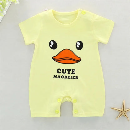 Summer Baby Jumpsuit Short Sleeved Children's Clothing