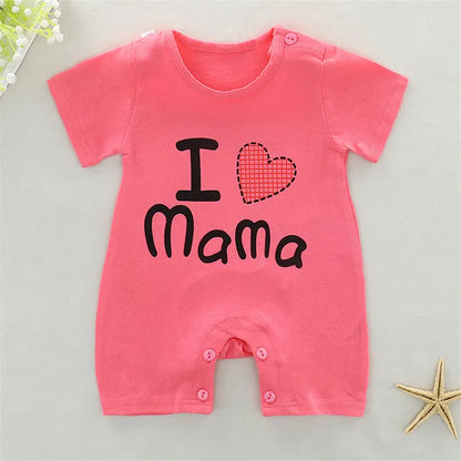 Summer Baby Jumpsuit Short Sleeved Children's Clothing