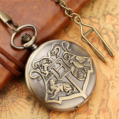 Men's Long Chain Pocket Watch Antique Cosplay Necklace