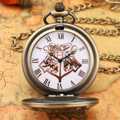 Men's Long Chain Pocket Watch Antique Cosplay Necklace