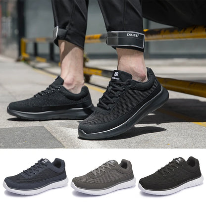 Men Breathable Sneakers Comfort Wide Mens Walking Shoe