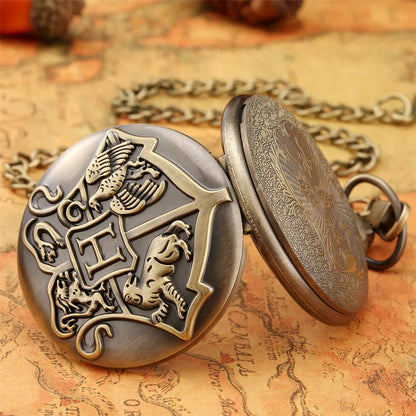 Men's Long Chain Pocket Watch Antique Cosplay Necklace