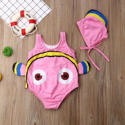 Baby Girl Swimsuit.