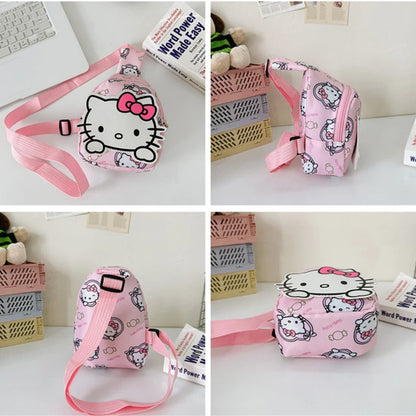 Wholesale Sanrio Bag Hello Kitty Chest Bags Cinnamoroll Backpack Cartoon Shoulder Bag Kuromi Crossbody Bag Gift Free Shipping