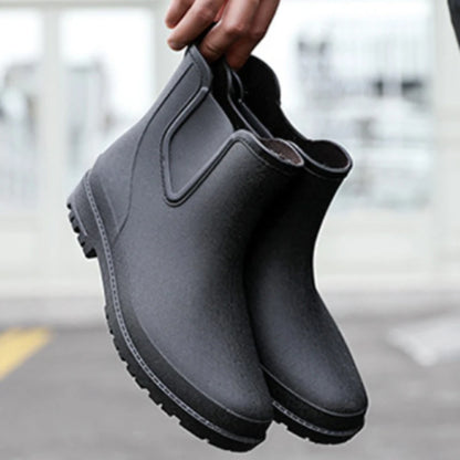 Short Men's Rain Boots.