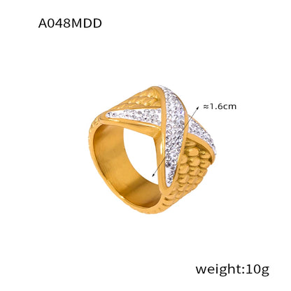 Women Stainless Steel Ring.