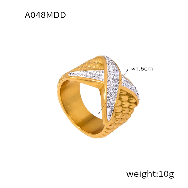 Women Stainless Steel Ring.